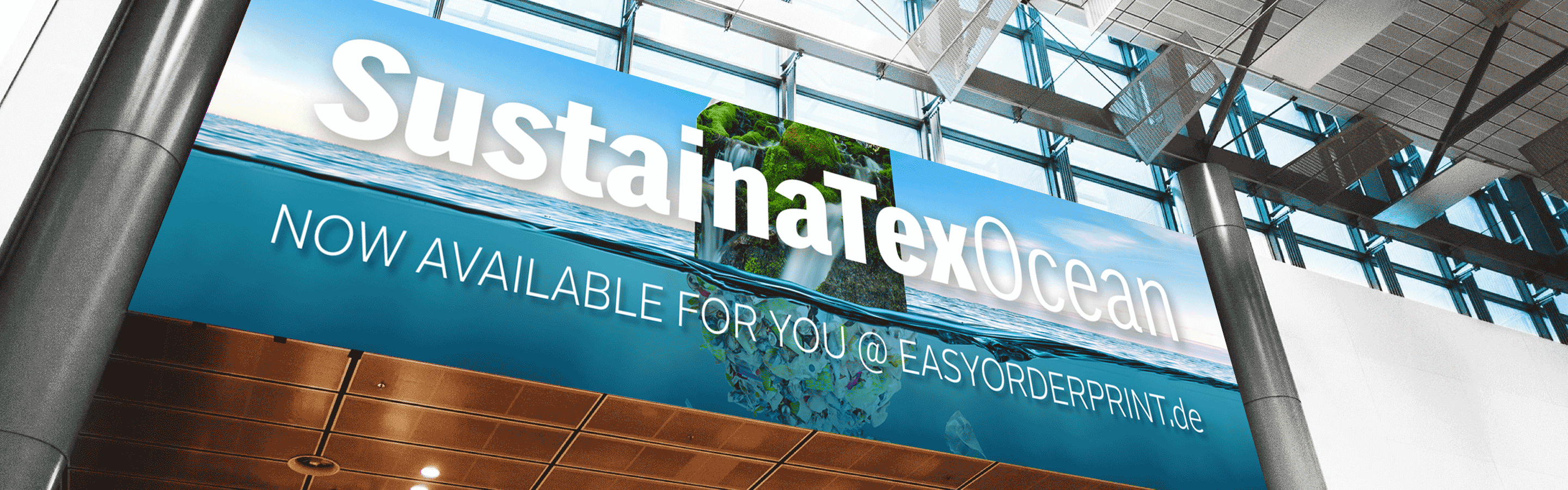 SustainaTex Ocean Banner